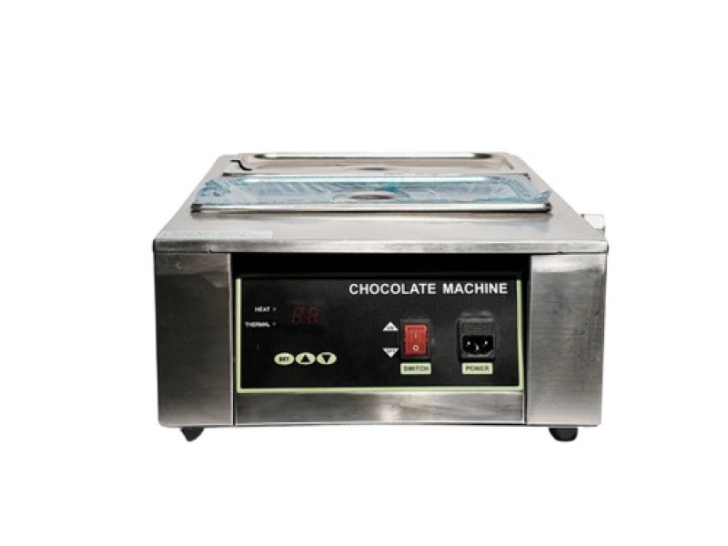 Máquina de Temple de Chocolate Comercial con Doble Olla, Calentador Profesional de Acero Inoxidable